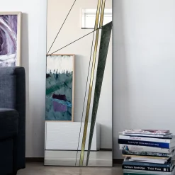 Atlasproject Specchio Via III con ottone spazzolato