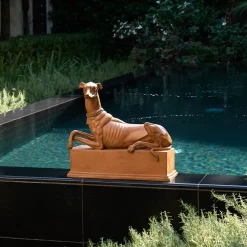 Ceramiche Ceccarelli Statuetta di levriero