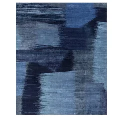 Jaipur Rugs Tappeto Annodato A Mano Antique Blue & Denim Blue