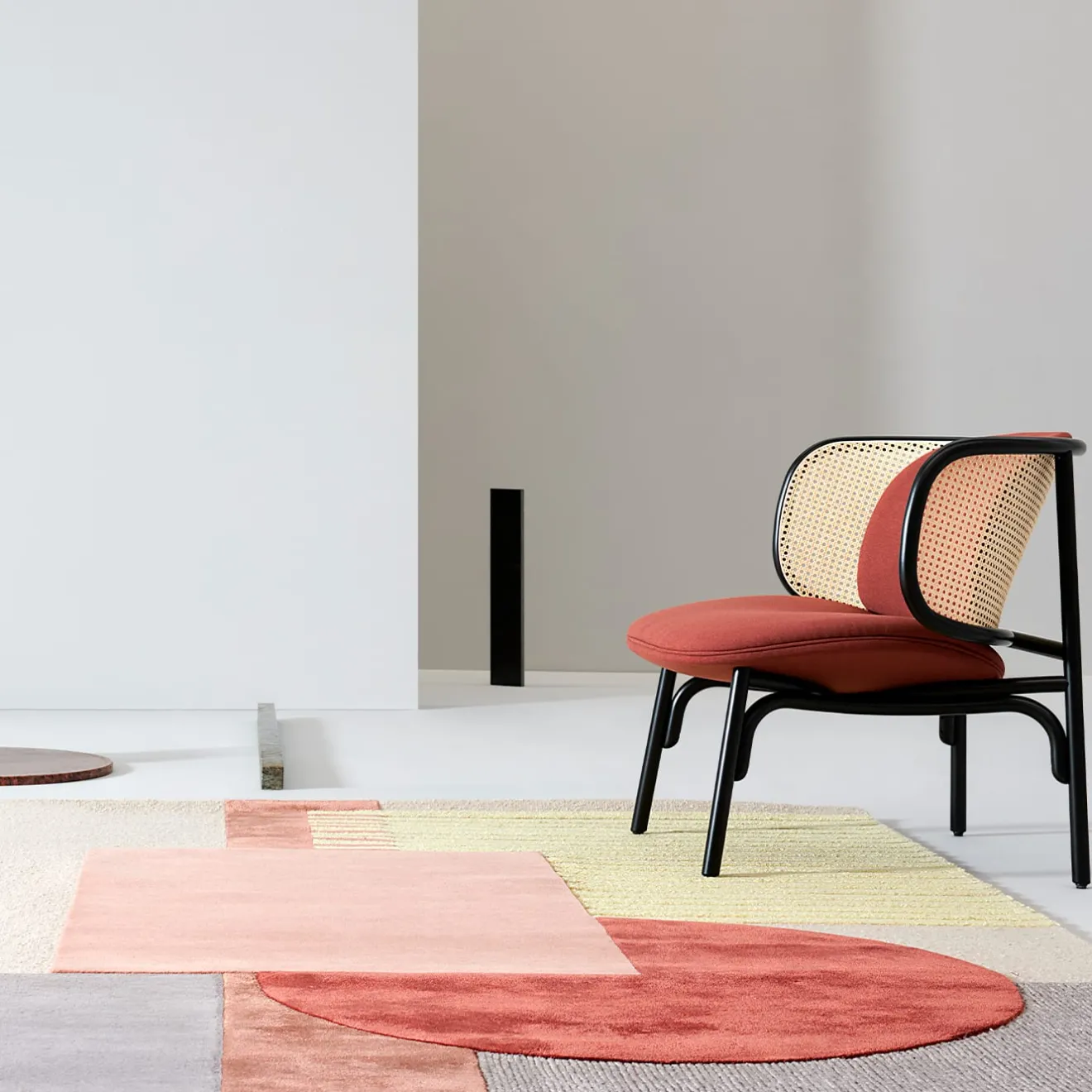 Gebrüder Thonet Vienna GmbH (GTV) – Wiener GTV Design TAPPETO AROUND COLORS ROSA DI PAOLA PASTORINI