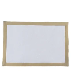 Rivolta Carmignani Tappeto da bagno Kanapa giallo morbido e bianco