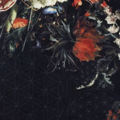 Instabilelab Tappeto floreale Frida rettangolare