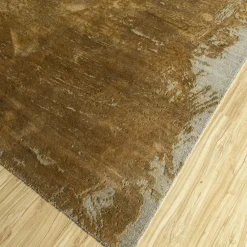 Jaipur Rugs Tappeto Free Verse annodato a mano in grigio argento e cumino