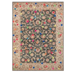 Jaipur Rugs Tappeto in Lana e Seta Annodato a Mano Confetti 1 di Richard Hutten