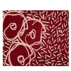 Sergio Mannino Studio Tappeto in lana floreale Room For Ritual