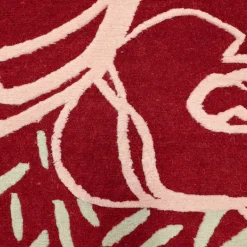 Sergio Mannino Studio Tappeto in lana floreale Room For Ritual