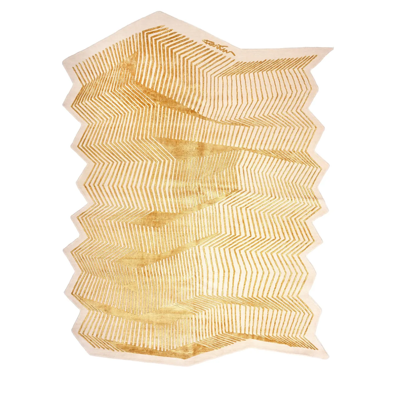 Illulian Tappeto Info Ver. B in seta e lana di Karim Rashid