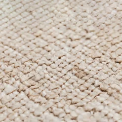 Mohebban Tappeto Loom Notwhite in lana e seta di bambù beige