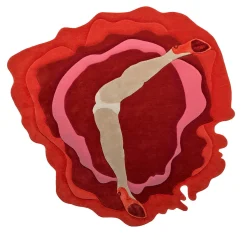 Sitap Carpet Couture Italia Tappeto Marilyn in edizione limitata design dello Studio Amebe