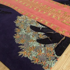 Jaipur Rugs Tappeto Plum Glow Purple Velvet trapuntato a mano