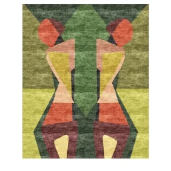 Malcusa Tappeto Prisma a pelo raso multicolore di Petra Ryberg