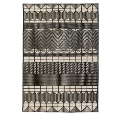 Paolo Giordano Tappeto regolare Doodle Hatch Kilim