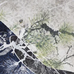 Instabilelab Tappeto rettangolare Matisse con ramo stilizzato