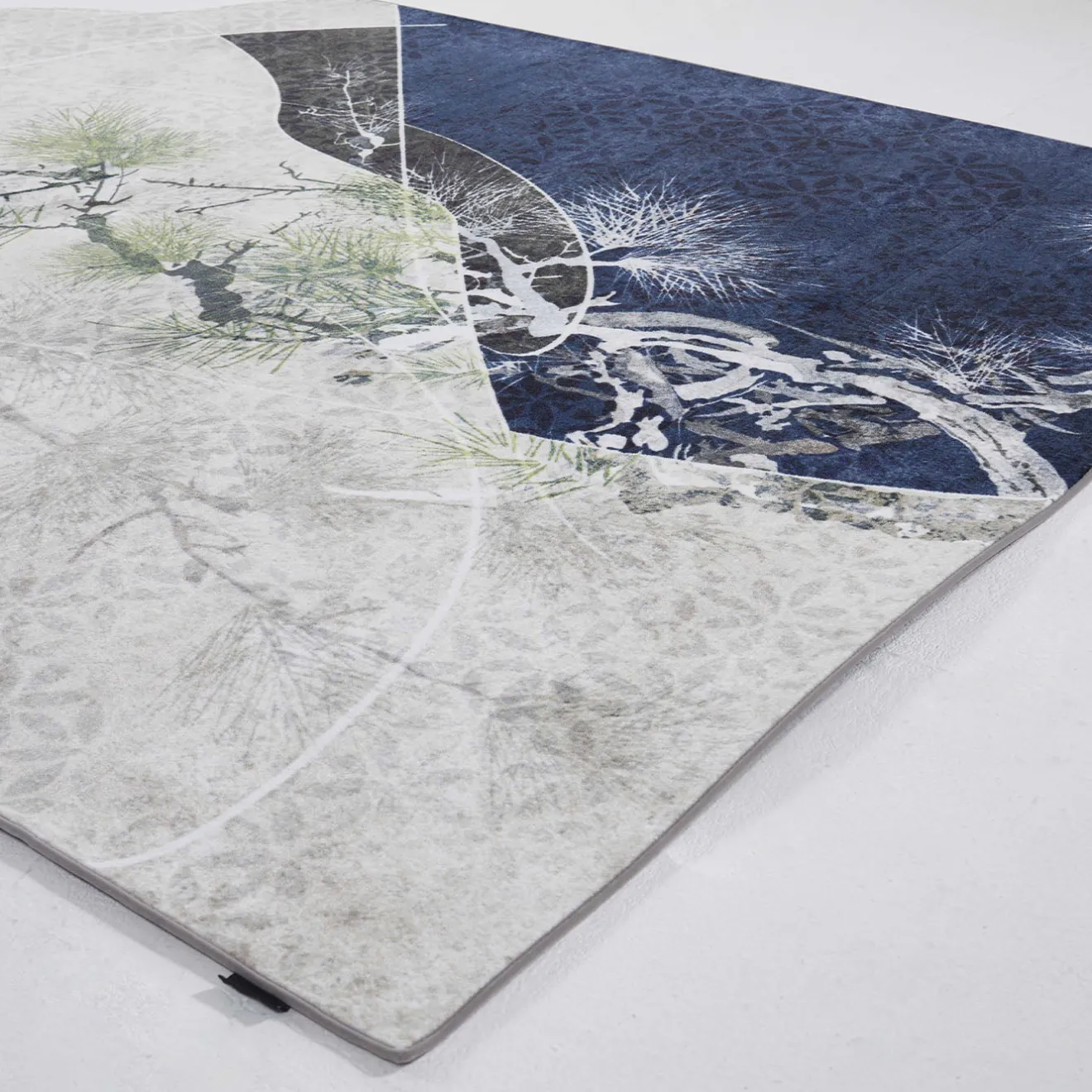 Instabilelab Tappeto rettangolare Matisse con ramo stilizzato