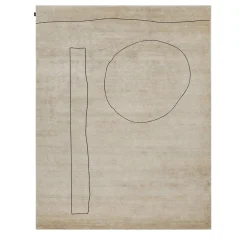 Amini Tappeto Ritagli Beige di Elisa Ossino