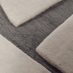 Mohebban Tappeto rotondo Atlas AT03 in lana grigio