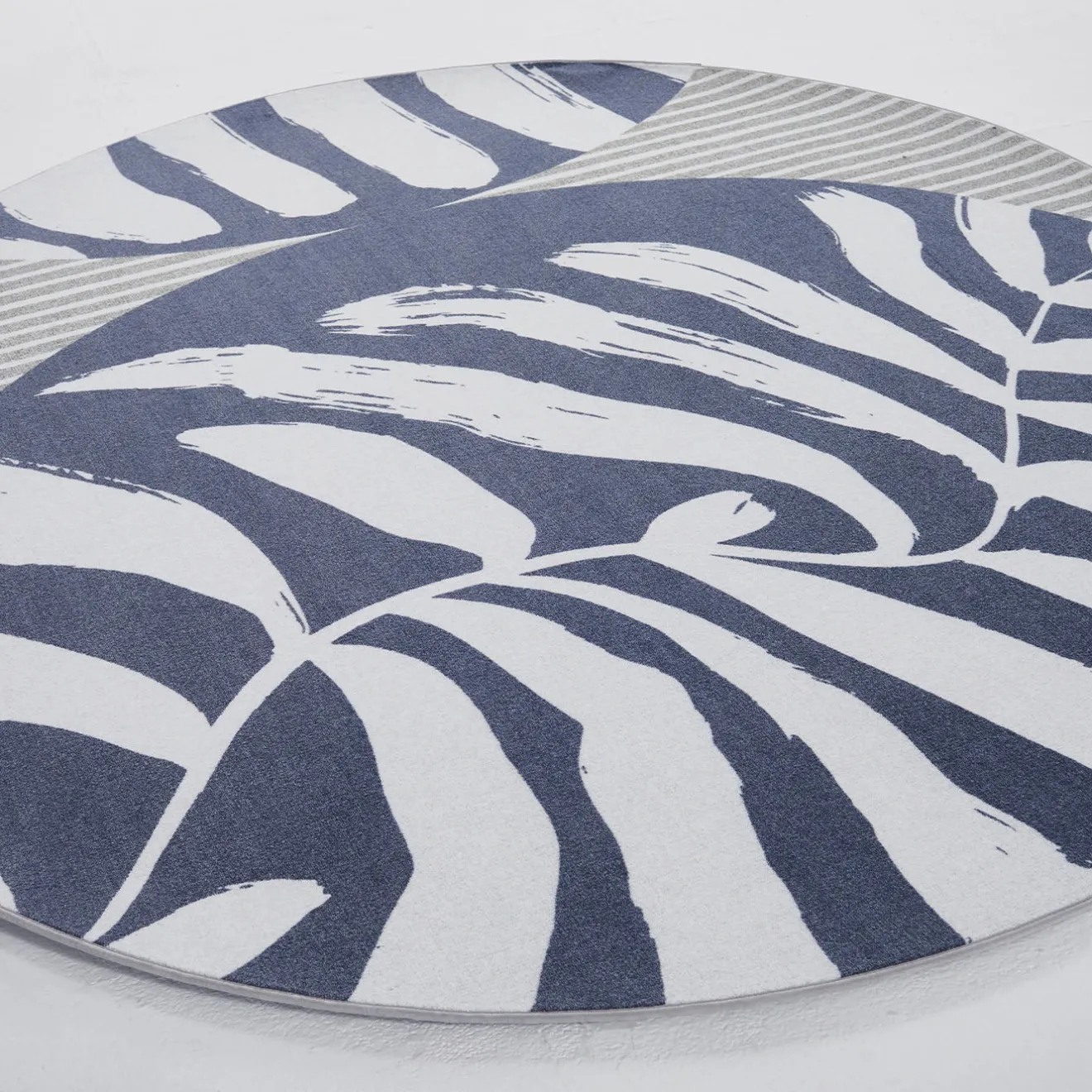 Instabilelab Tappeto rotondo Charlotte in stile optical