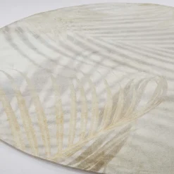 Instabilelab Tappeto rotondo Falguera con foglie