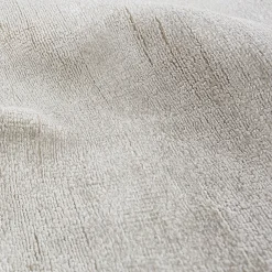 Mohebban Tappeto rotondo Feel in seta di banano grigio perla