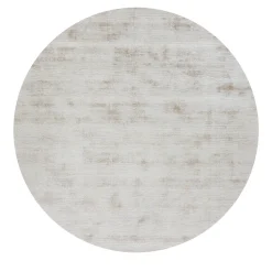 Mohebban Tappeto rotondo Feel Round Offwhite in seta di banano