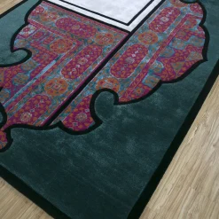 Jaipur Rugs Tappeto trapuntato a mano verde cacciatore Concoction