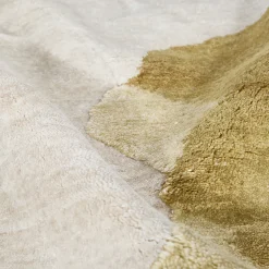 Mohebban Tappeto Untitled N° 892 in Lana e Seta di Bambù Oro