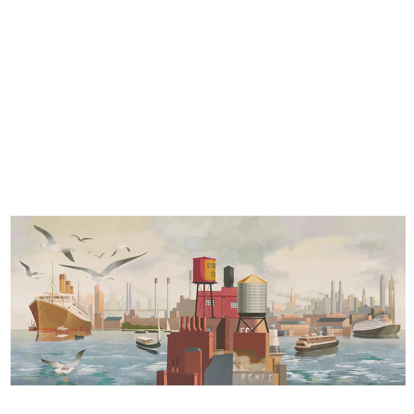 KOHRO Tessuto da rivestimento in poliestere marrone grigio e rosso bronzo Da terra a mare