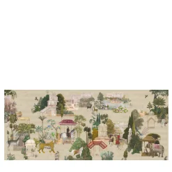 KOHRO Tessuto da rivestimento in cotone beige del Rajasthan