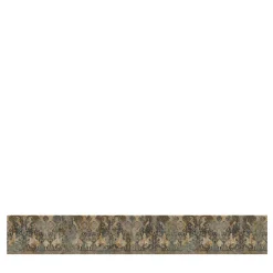 KOHRO Tessuto da rivestimento in cotone con arazzo marrone, nero e bronzo