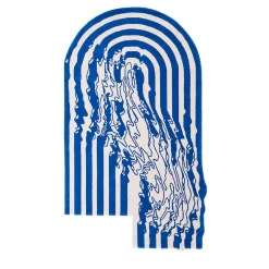 Carpet Edition The Floor Is Lava - Tappeto liscio blu eolico di PLACéE