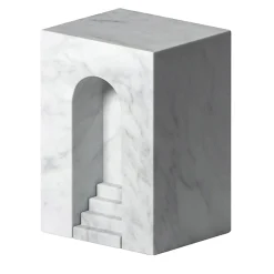 Salvatori The Village - Utopia Scultura in bianco di Carrara di Elisa Ossino