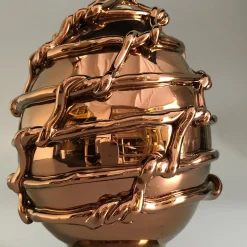 Tuttoattaccato Tiricci Pigna siciliana in bronzo terracotta