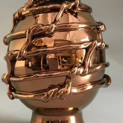 Tuttoattaccato Tiricci Pigna siciliana in bronzo terracotta