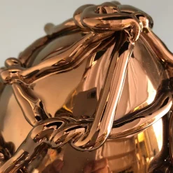 Tuttoattaccato Tiricci Pigna siciliana in bronzo terracotta