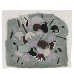 Once Milano Trapunta dipinta a mano con campo di battaglia