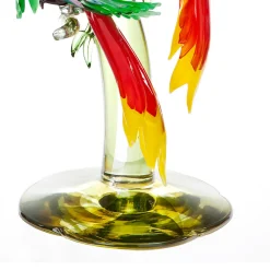 Zanetti Murano Tre pappagalli in vetro di Murano