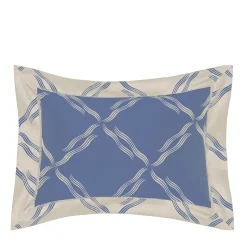 Verderoccia Tuffo Jacquard Assisi Blue US Standard Sham