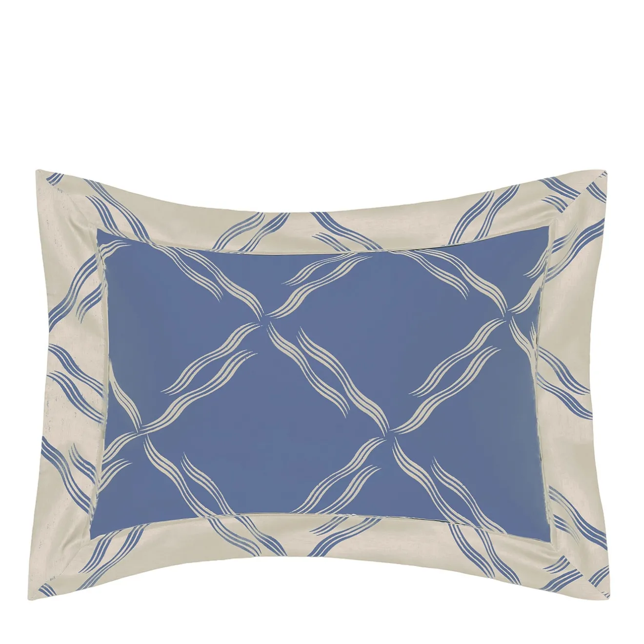 Verderoccia Tuffo Jacquard Assisi Blue US Standard Sham