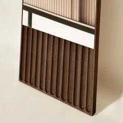 Dale Italia Tutto Sesto Specchio rettangolare in frassino marrone