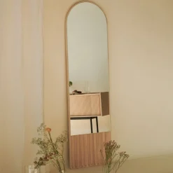 Dale Italia Tutto Sesto Specchio rotondo in frassino naturale