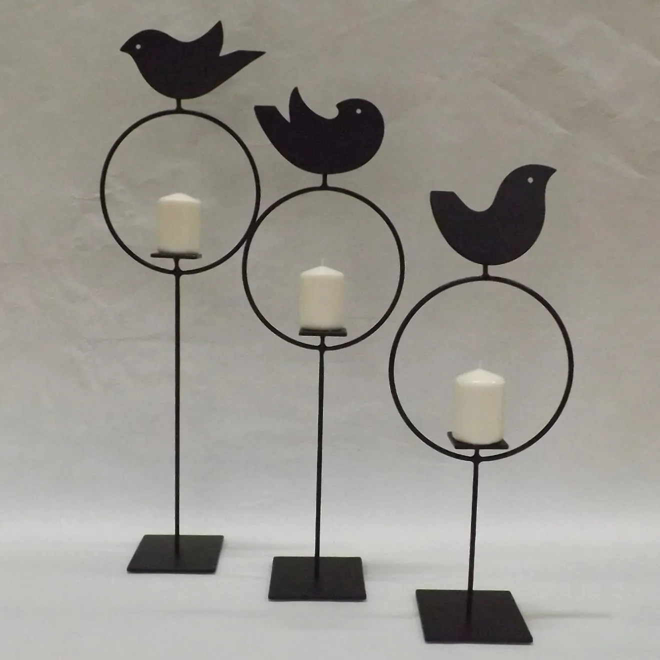 AV Metal Uccellino A Portacandele in metallo