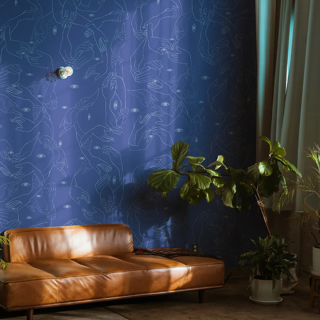 MaVoix Uno, Nessuno Carta da parati azzurra