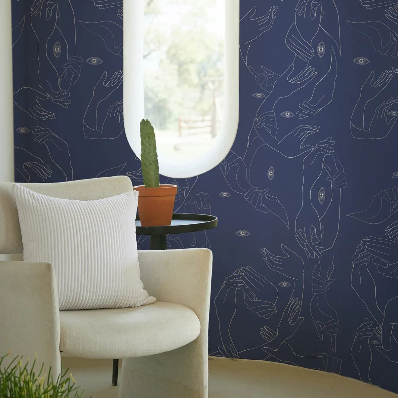 MaVoix Uno, Nessuno Carta da parati azzurra