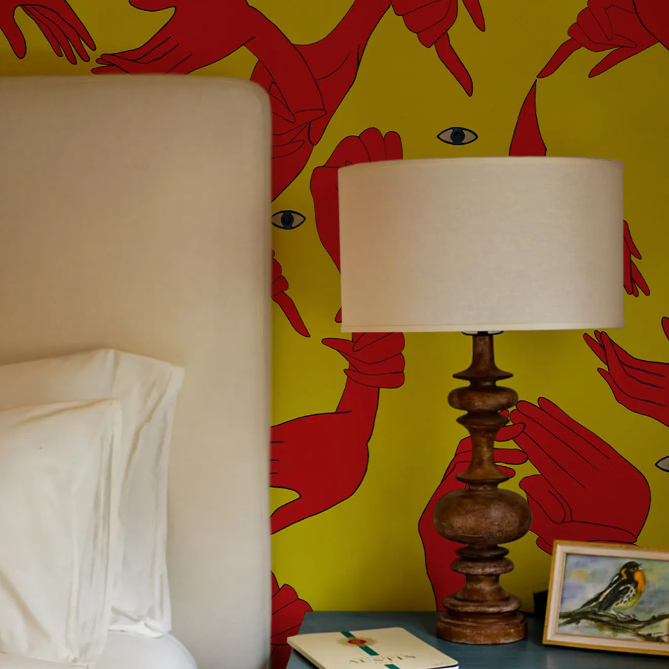 MaVoix Uno, Nessuno Fluo Carta da parati