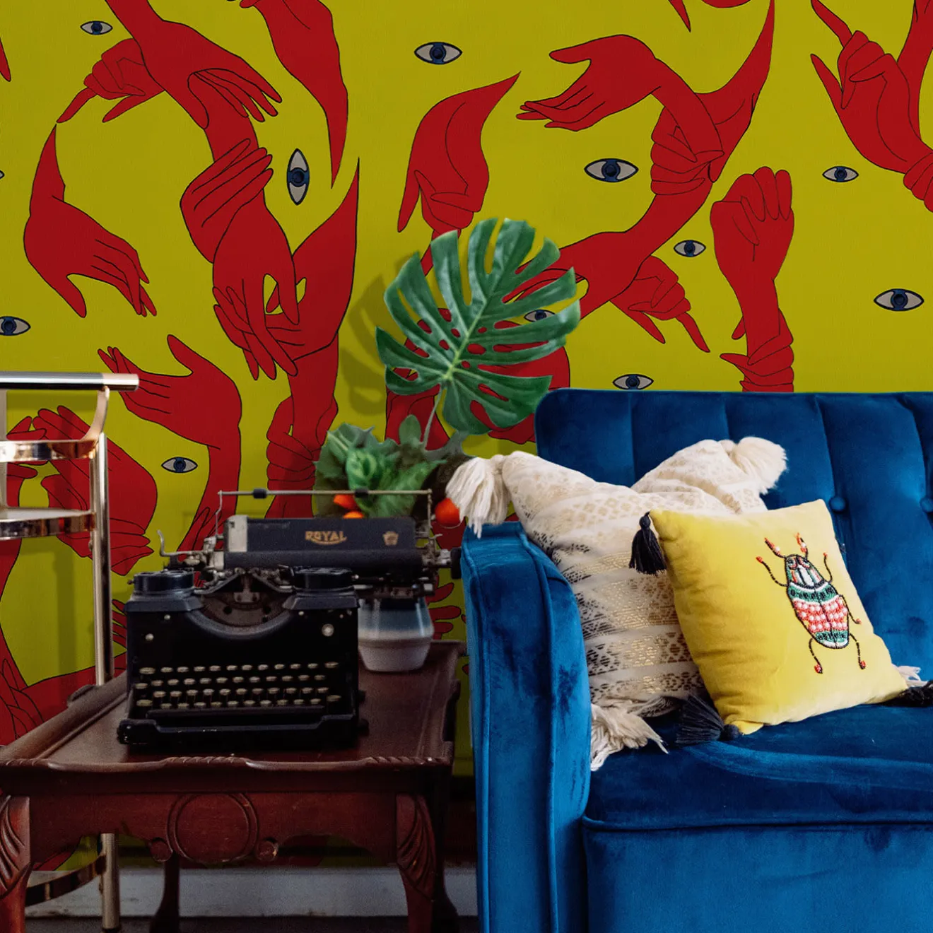 MaVoix Uno, Nessuno Fluo Carta da parati