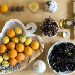 FiammettaV Home Collection Uovo di marmo Paonazzo di medie dimensioni