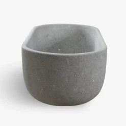 Veltha Outdoor Stone Design Vasca da bagno in peperino grigio acquamarina