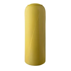 Bitossi Ceramiche Vaso alto giallo A con coperchio di Benjamin Hubert