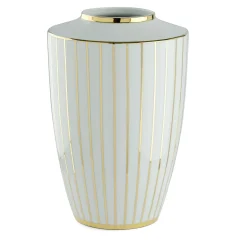 Le Porcellane Vaso alto Righe Decoro