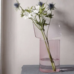 Paola C Vaso alto rosa Riflessi